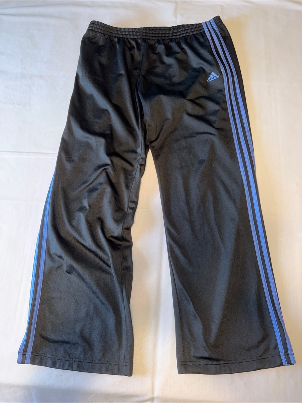 Adidas Men's Vintage Firebird Track Pants 222175 Black Athletic Pants Size Large